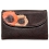 Yoshi Sunbury Large Leather Flap Over Purse Brown