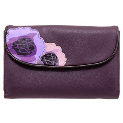 Yoshi Sunbury Large Leather Flap Over Purse