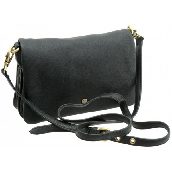 Yoshi Suzy Leather Clutch Bag with Detachable Shoulder Strap