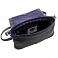 Yoshi Suzy Leather Clutch Bag with Detachable Shoulder Strap (Navy Print)