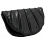 Yoshi Veda Python Trim Shell Clutch Bag / Evening Bag Black