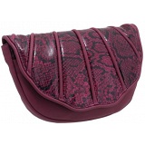 Yoshi Veda Python Trim Shell Clutch Bag / Evening Bag