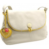 Yoshi Wissage Flapover Leather Shoulder Bag / Handbag