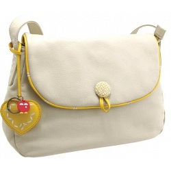 Yoshi Wissage Flapover Leather Shoulder Bag / Handbag