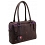 Yoshi Woodbury Large Leather Shoulder Bag / Handbag Chocolate / Plum