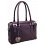 Yoshi Woodbury Large Leather Shoulder Bag / Handbag Plum / Grey