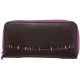 Yoshi Woodbury Large Leather Zip Round Purse