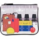 Yoshi Come Fly With Me Applique Leather Zip Top Coin Purse