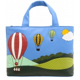 Yoshi Hampton Limited Edition Balloons Up In The Air Leather Handbag
