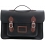 Yoshi Bixby Large Leather Satchel / Work Bag Black / Brown 
