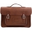 Yoshi Bixby Large Leather Satchel / Work Bag Brown Hunter 