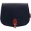 Yoshi Topher Leather Cartridge Satchel Navy / Red Polka 