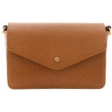 Yoshi Renner Cross-Grain Leather Shoulder Bag / Handbag