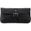 Yoshi Reynolds Natural Leather Clutch Bag / Mini Across Body Bag Black
