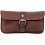 Yoshi Reynolds Natural Leather Clutch Bag / Mini Across Body Bag Brown