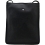 Yoshi Ruffalo Natural Leather Across Body Bag Black