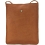 Yoshi Ruffalo Natural Leather Across Body Bag Tan