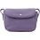 Yoshi Maguire Flap Over Leather Shoulder Bag / Handbag Lavender