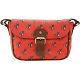 Yoshi Kitsch Canvas Cartridge Bag with Leather Trim (Dog Print)