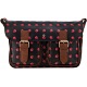 Yoshi Monaghan Canvas Satchel with Leather Trim (Yoshi Print)