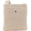 Yoshi Whitworth Leather Across Body Bag / Handbag Cream