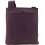 Yoshi Whitworth Leather Across Body Bag / Handbag Plum