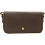Yoshi Blake Flap Over Leather Shoulder Bag / Handbag Brown