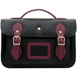 Yoshi Dewhurst Cross-Grain Leather Satchel / Small Work Bag