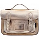 Yoshi Dewhurst Metallic Leather Satchel / Small Work Bag