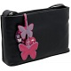 Yoshi Brompton Butterfly Charm Shoulder Bag / Leather Handbag