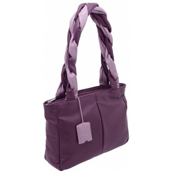 Yoshi Elsie Twisted Strap Shoulder Bag / Leather Handbag