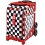 ZUCA Sport Checkerz Sit On Rolling Kit Bag (FRAME & INSERT) Red 