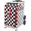 ZUCA Sport Checkerz Sit On Rolling Kit Bag (FRAME & INSERT) White 