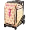 ZUCA Sport Flowerz Sit On Rolling Kit Bag (FRAME & INSERT) Black 
