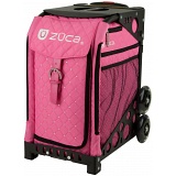 ZUCA Sport Hot Pink Quilted Sit On Rolling Kit Bag (FRAME & INSERT)