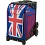 ZUCA Sport Union Jack Sit On Rolling Kit Bag (FRAME & INSERT) Black 